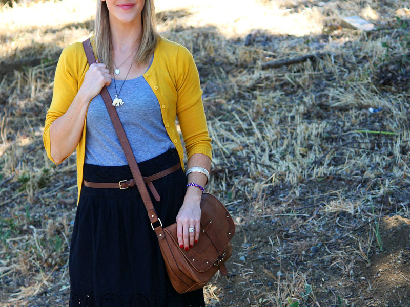 Mustard Cardigan Crush