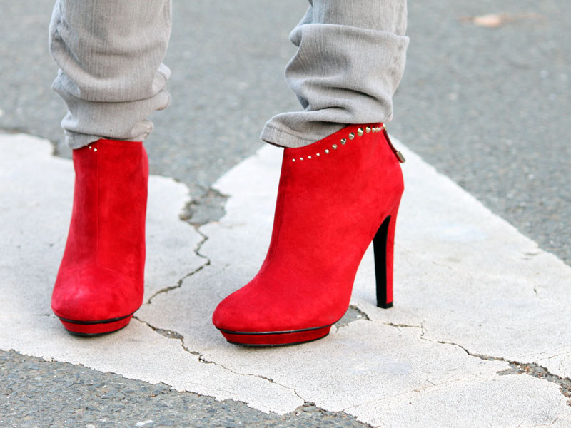 Sugarlips Jacket and Red Boots