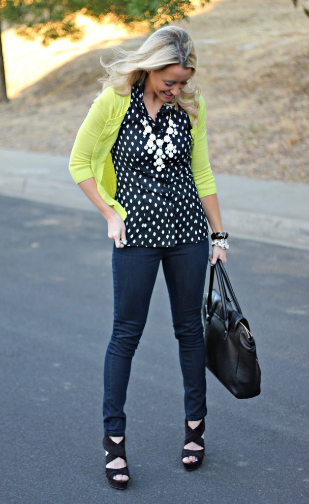 Prints and Statement Necklaces