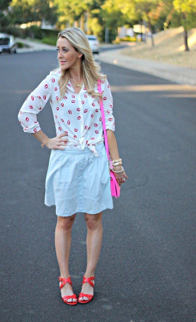 I kissed a blouse and I liked it