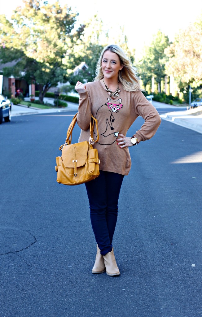 There’s a fox on my sweater…