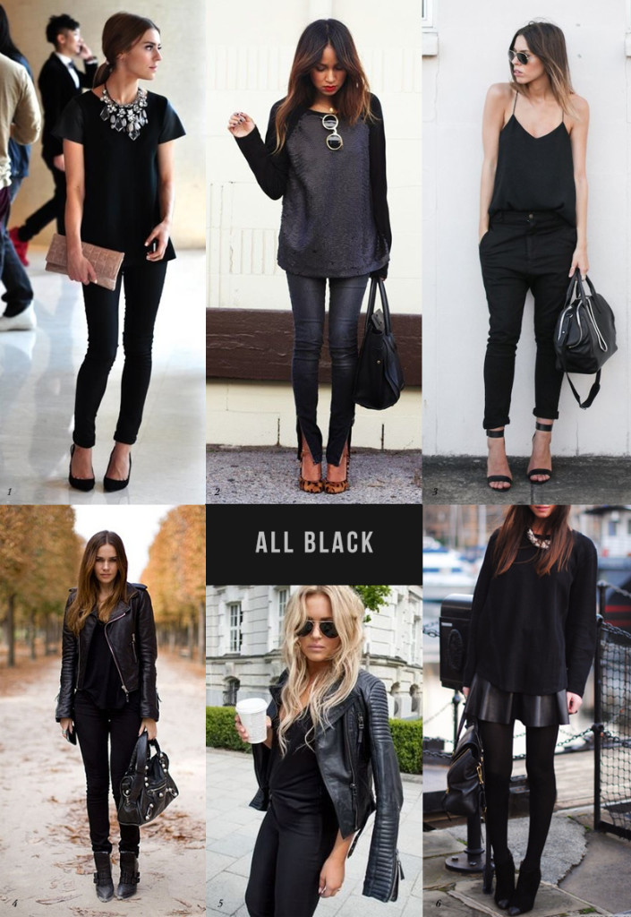 6 Ways to Wear All Black